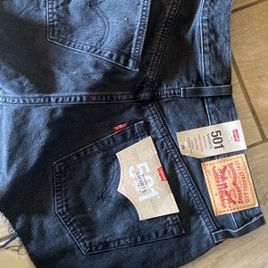 Levi’s 501 high rise shorts